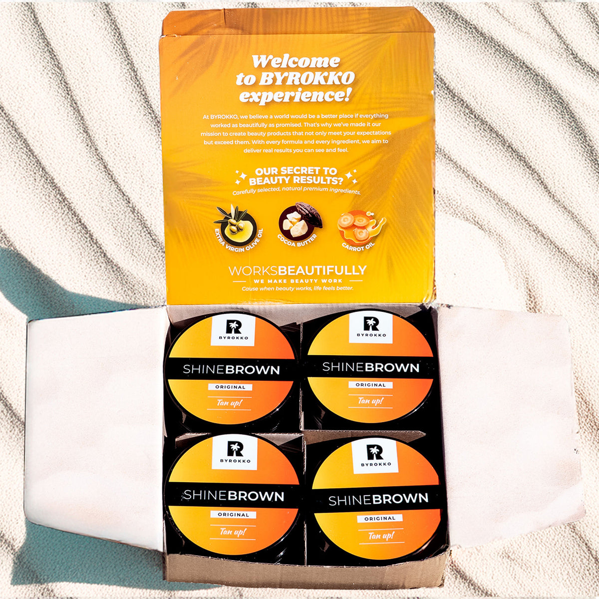Hottest Tanning Bundle (4X Shine Brown)