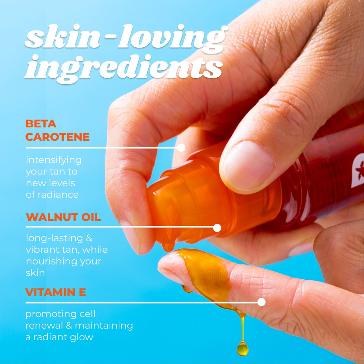 Beta Carotene Tanning Oil